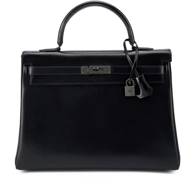 限量版 So Black 系列黑色35公分凱莉包