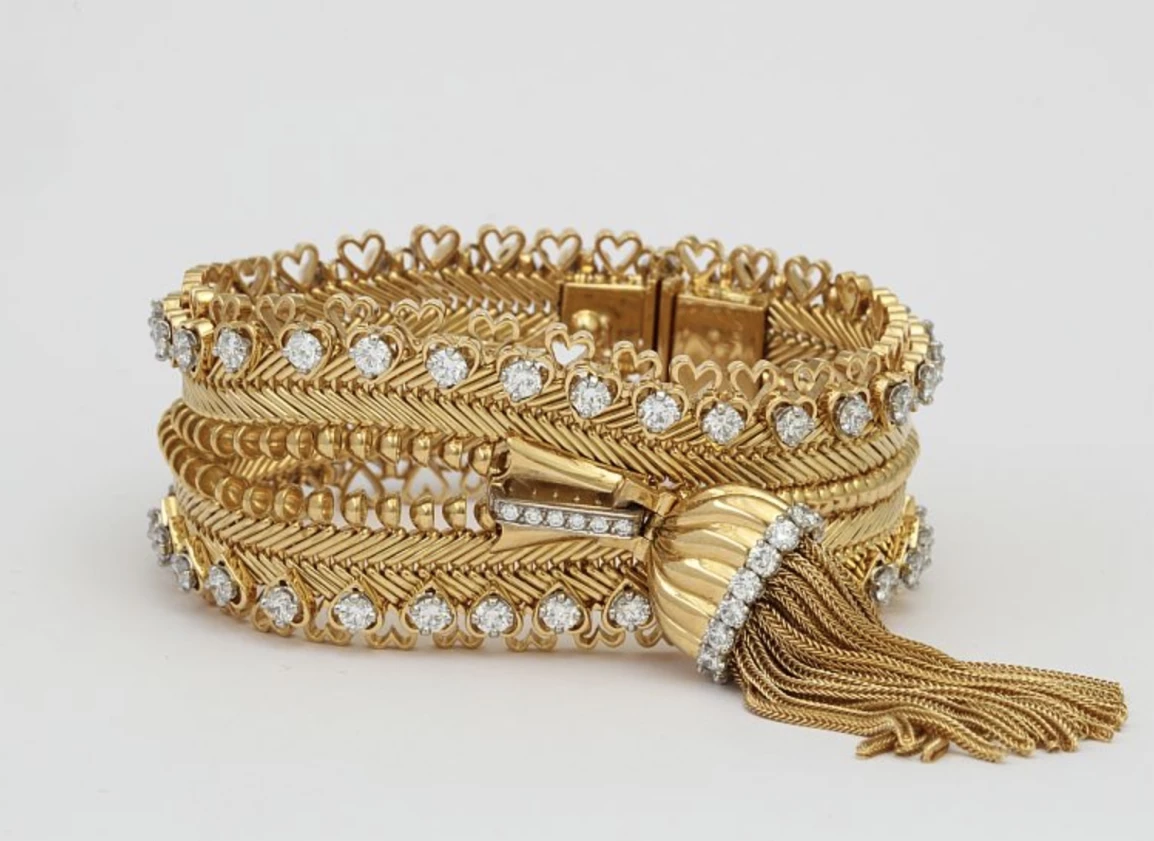 梵克雅寶「ZIP」黃金及鑽石項鏈